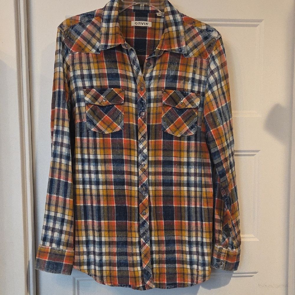 NWOT Orvis Flannel Shirt